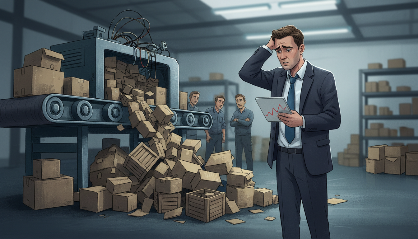 Logistics disruption concept i...