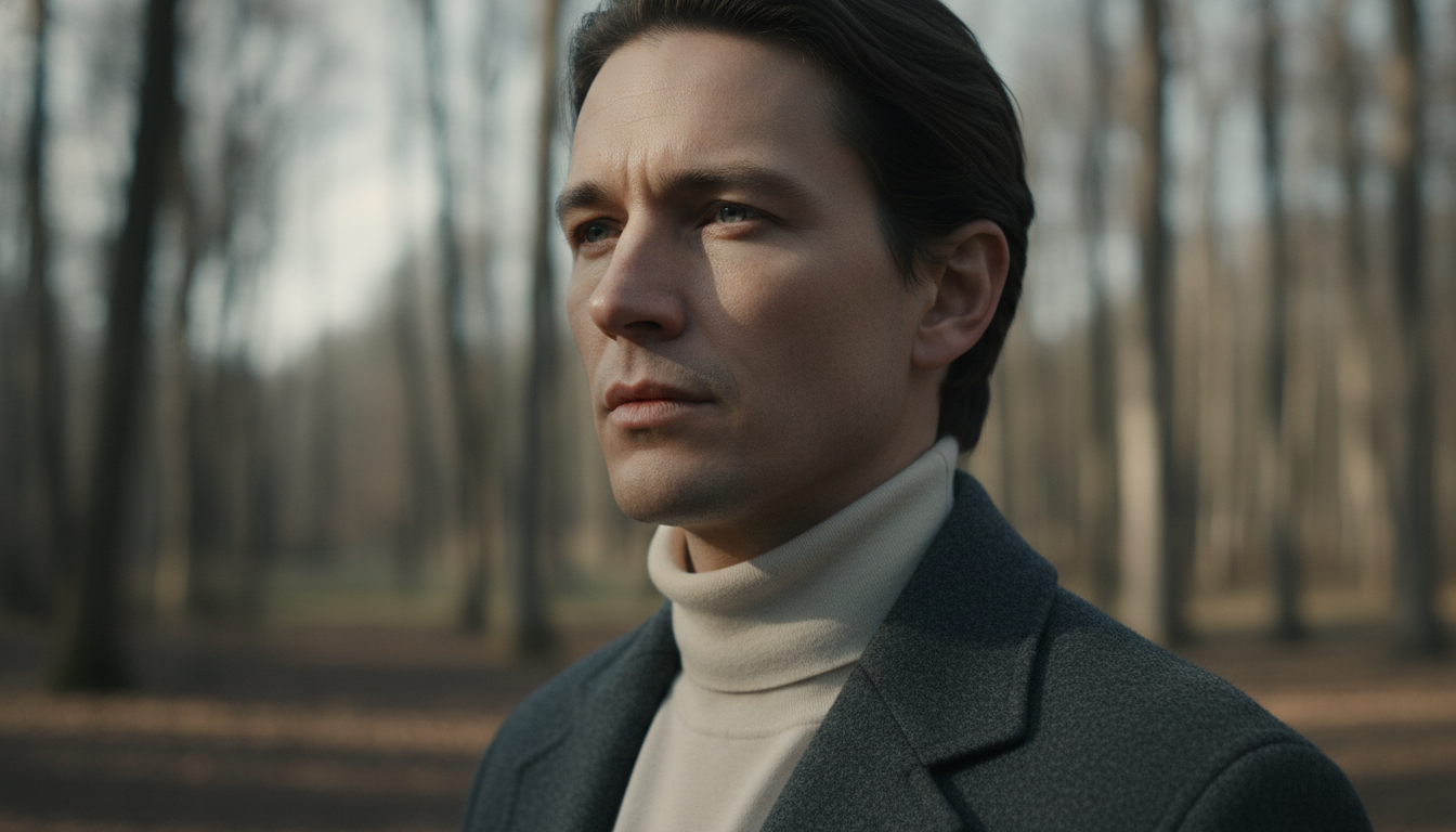 Editorial portrait, three-quar...