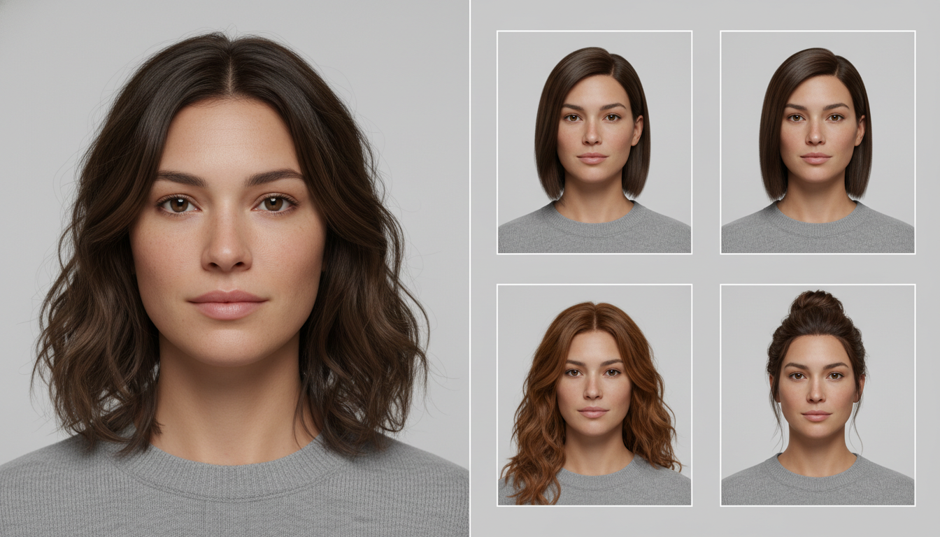 Split-screen comparison of ori...