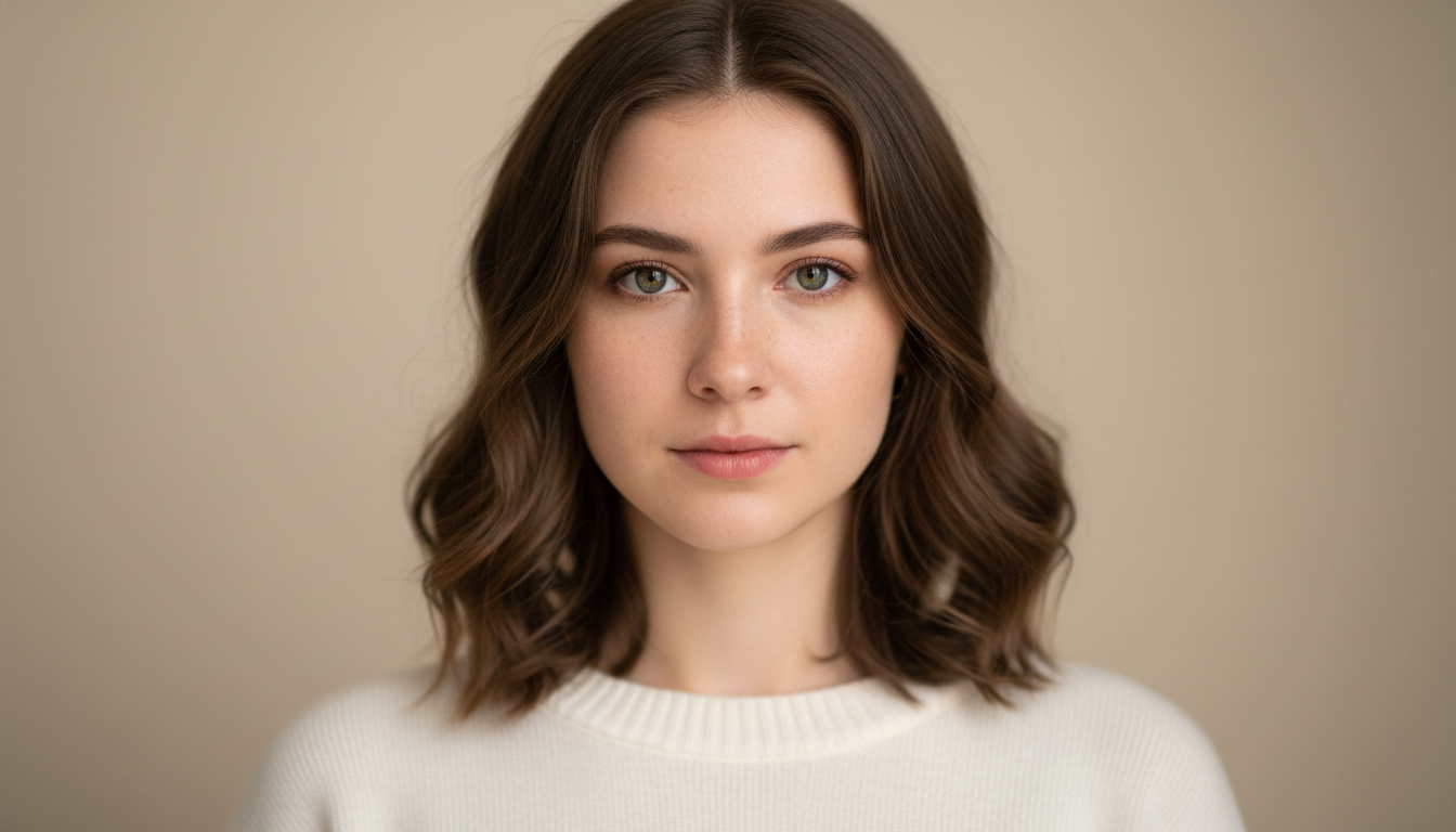 Close-up portrait of a young w...