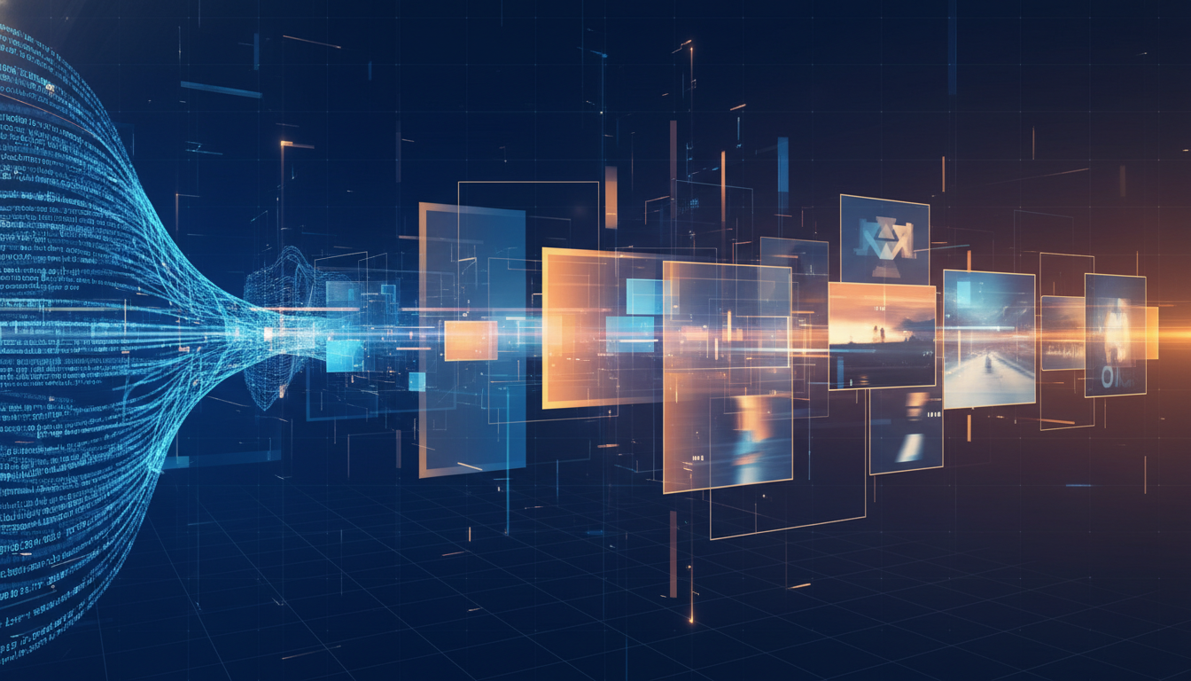 Abstract visualization of mult...